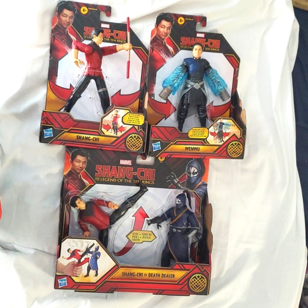 : MARVEL Shang-Chi & the LEGEND OF THE TEN RINGS SHANG-CHI & wenwu 6" Action toy